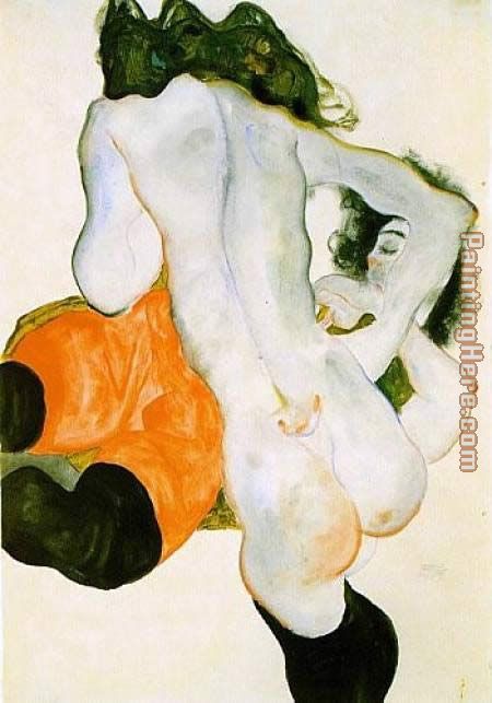 Egon Schiele Two Women
